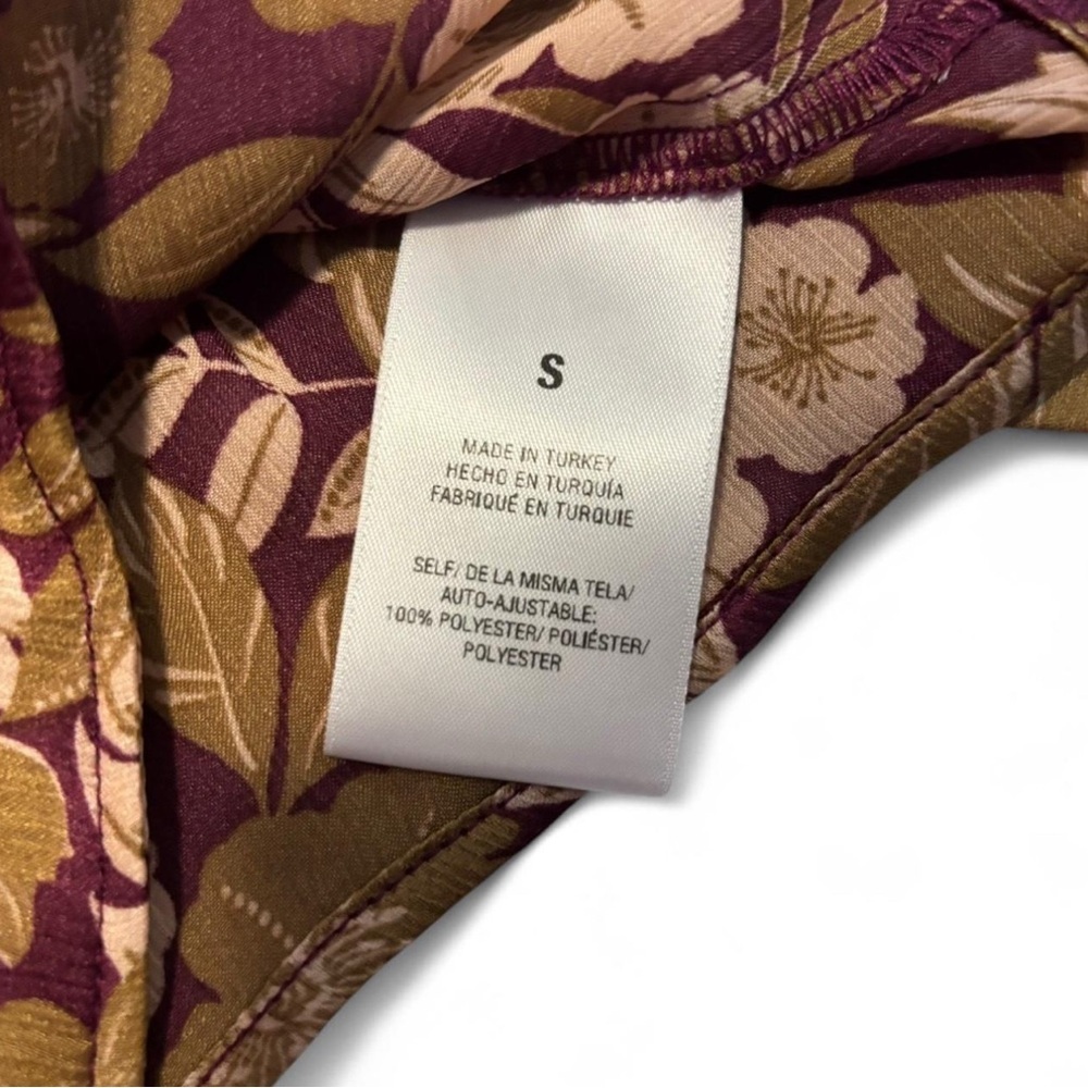 Favorite Daughter The Rami Top Floral Blouse Small Vintage Style Puff Sleeve - Picture 6 of 7